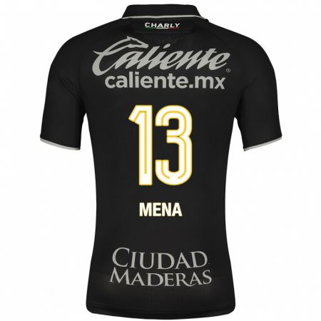 Kandiny Herren Ángel Mena #13 Schwarz Auswärtstrikot Trikot 2023/24 T-Shirt