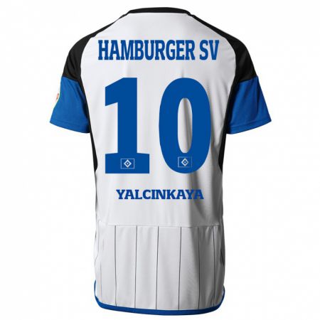 Kandiny Damen Bilal Yalcinkaya #10 Weiß Heimtrikot Trikot 2023/24 T-Shirt