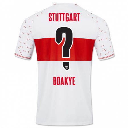 Kandiny Damen Benjamin Boakye #0 Weiß Heimtrikot Trikot 2023/24 T-Shirt