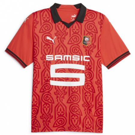 Kandiny Damen Mathis Lambourde #39 Rot Heimtrikot Trikot 2023/24 T-Shirt