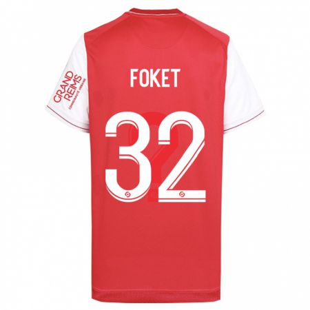 Kandiny Damen Thomas Foket #32 Rot Heimtrikot Trikot 2023/24 T-Shirt