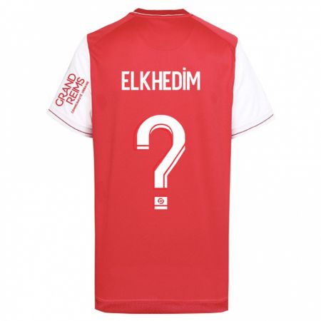 Kandiny Damen Abdenoor Elkhedim #0 Rot Heimtrikot Trikot 2023/24 T-Shirt