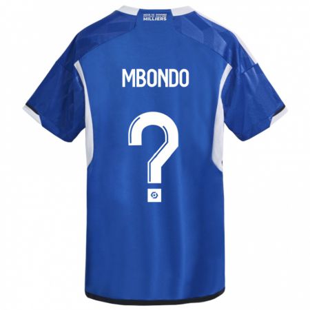 Kandiny Damen Fredy André Mbondo #0 Blau Heimtrikot Trikot 2023/24 T-Shirt