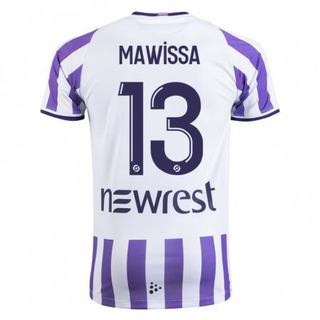 Kandiny Damen Christian Mawissa Elebi #13 Weiß Heimtrikot Trikot 2023/24 T-Shirt