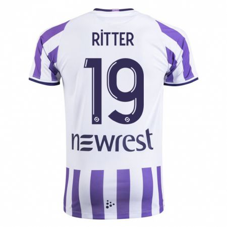 Kandiny Damen Morgane Ritter #19 Weiß Heimtrikot Trikot 2023/24 T-Shirt