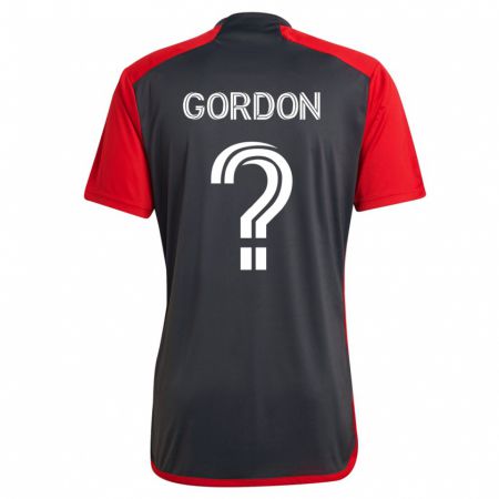 Kandiny Damen Joshua Gordon #0 Grau Heimtrikot Trikot 2023/24 T-Shirt