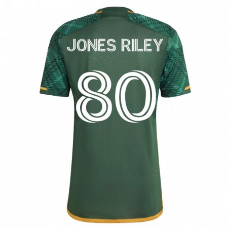 Kandiny Damen Jaden Jones-Riley #80 Grün Heimtrikot Trikot 2023/24 T-Shirt