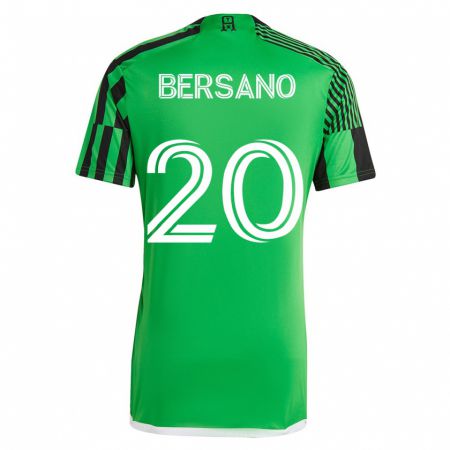 Kandiny Damen Matt Bersano #20 Grün Schwarz Heimtrikot Trikot 2023/24 T-Shirt