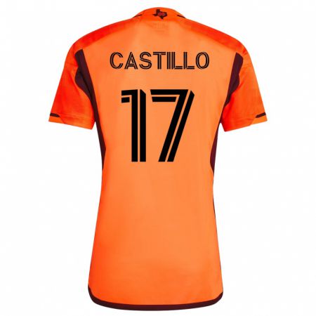 Kandiny Damen Joyner Castillo #17 Orangefarben Heimtrikot Trikot 2023/24 T-Shirt