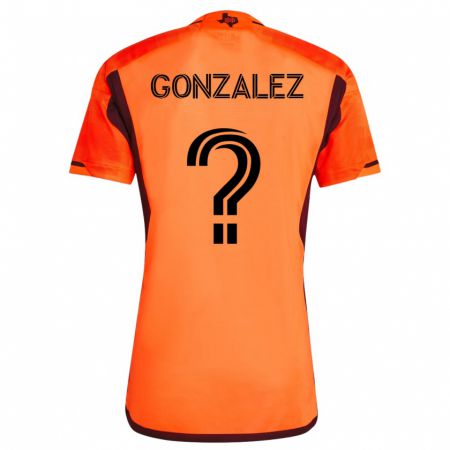 Kandiny Damen Axel Gonzalez #0 Orangefarben Heimtrikot Trikot 2023/24 T-Shirt