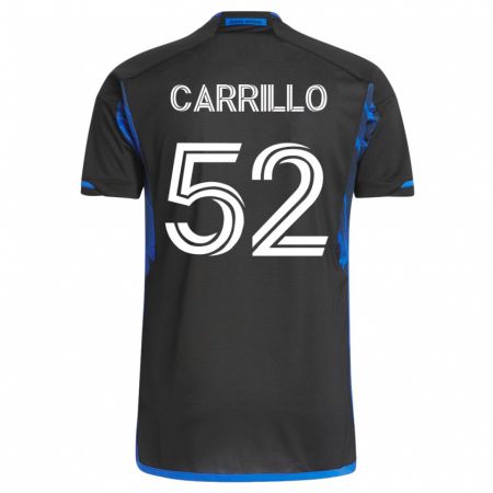 Kandiny Damen Israel Carrillo #52 Blau Schwarz Heimtrikot Trikot 2023/24 T-Shirt