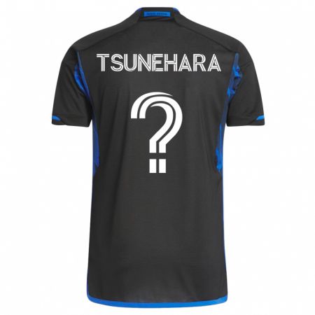 Kandiny Damen Roka Tsunehara #0 Blau Schwarz Heimtrikot Trikot 2023/24 T-Shirt