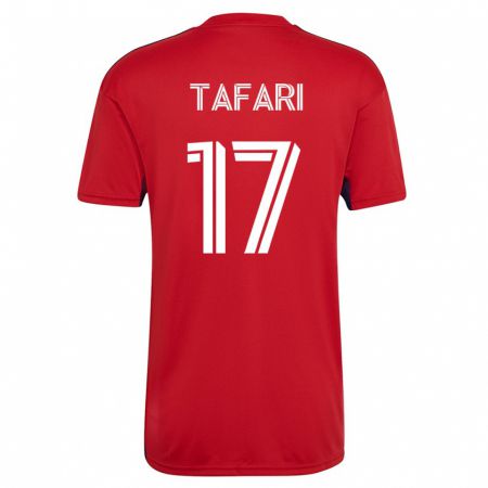 Kandiny Damen Nkosi Tafari #17 Rot Heimtrikot Trikot 2023/24 T-Shirt