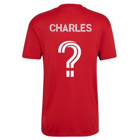 Kandiny Damen Ian Charles #0 Rot Heimtrikot Trikot 2023/24 T-Shirt