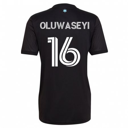 Kandiny Damen Tani Oluwaseyi #16 Schwarz Heimtrikot Trikot 2023/24 T-Shirt