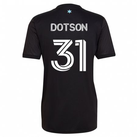 Kandiny Damen Hassani Dotson #31 Schwarz Heimtrikot Trikot 2023/24 T-Shirt