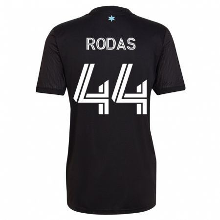Kandiny Damen Geremy Rodas #44 Schwarz Heimtrikot Trikot 2023/24 T-Shirt