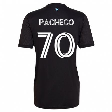 Kandiny Damen Diogo Pacheco #70 Schwarz Heimtrikot Trikot 2023/24 T-Shirt