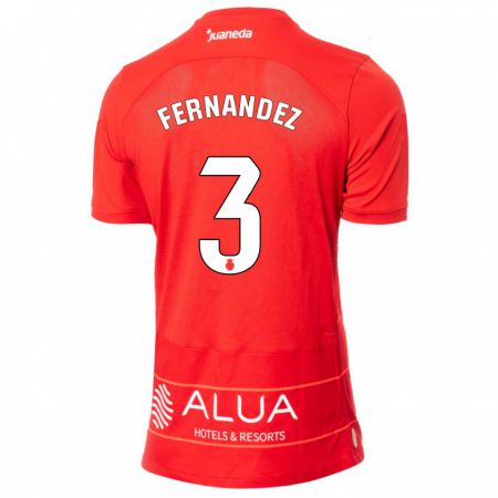 Kandiny Damen Marcos Fernández #3 Rot Heimtrikot Trikot 2023/24 T-Shirt