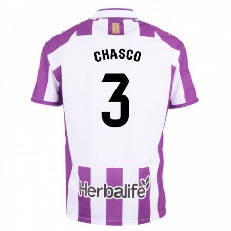 Kandiny Damen Raúl Chasco #3 Lila Heimtrikot Trikot 2023/24 T-Shirt