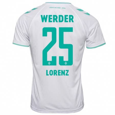 Kandiny Damen Jacob Lorenz #25 Weiß Auswärtstrikot Trikot 2023/24 T-Shirt