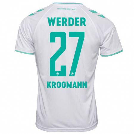 Kandiny Damen Avid Krogmann #27 Weiß Auswärtstrikot Trikot 2023/24 T-Shirt
