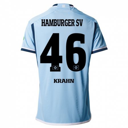 Kandiny Damen Elijah Krahn #46 Blau Auswärtstrikot Trikot 2023/24 T-Shirt