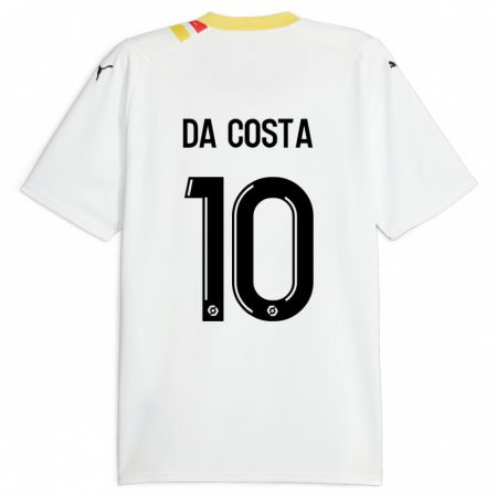 Kandiny Damen David Pereira Da Costa #10 Schwarz Auswärtstrikot Trikot 2023/24 T-Shirt