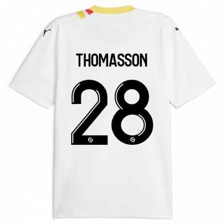 Kandiny Damen Adrien Thomasson #28 Schwarz Auswärtstrikot Trikot 2023/24 T-Shirt