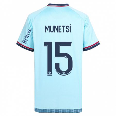 Kandiny Damen Marshall Munetsi #15 Himmelblau Auswärtstrikot Trikot 2023/24 T-Shirt