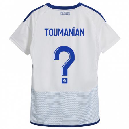 Kandiny Damen Anthony Toumanian #0 Weiß Auswärtstrikot Trikot 2023/24 T-Shirt