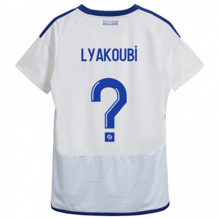 Kandiny Damen Oussama Lyakoubi #0 Weiß Auswärtstrikot Trikot 2023/24 T-Shirt