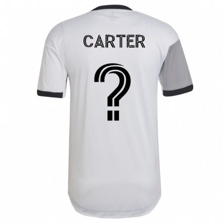 Kandiny Damen Ajahni Carter #0 Weiß Auswärtstrikot Trikot 2023/24 T-Shirt