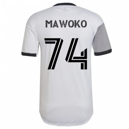 Kandiny Damen Kundai Mawoko #74 Weiß Auswärtstrikot Trikot 2023/24 T-Shirt
