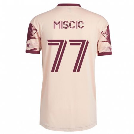 Kandiny Damen Selmir Miscic #77 Cremefarben Auswärtstrikot Trikot 2023/24 T-Shirt