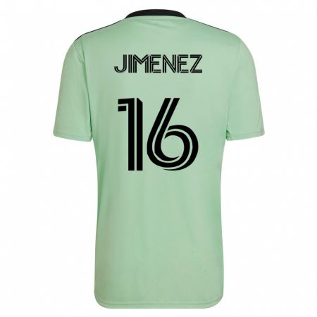 Kandiny Damen Héctor Jiménez #16 Hellgrün Auswärtstrikot Trikot 2023/24 T-Shirt