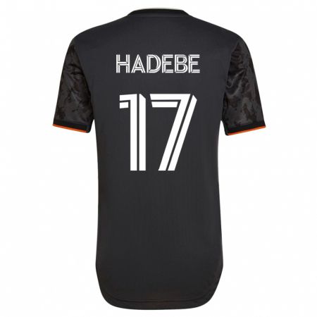 Kandiny Damen Teenage Hadebe #17 Schwarz Auswärtstrikot Trikot 2023/24 T-Shirt