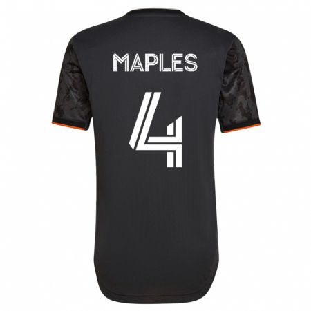 Kandiny Damen Talen Maples #4 Schwarz Auswärtstrikot Trikot 2023/24 T-Shirt