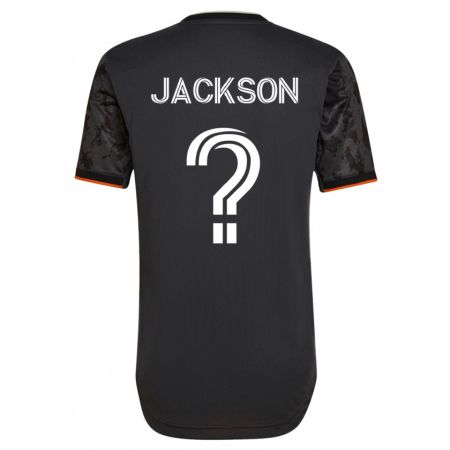 Kandiny Damen Parker Jackson #0 Schwarz Auswärtstrikot Trikot 2023/24 T-Shirt