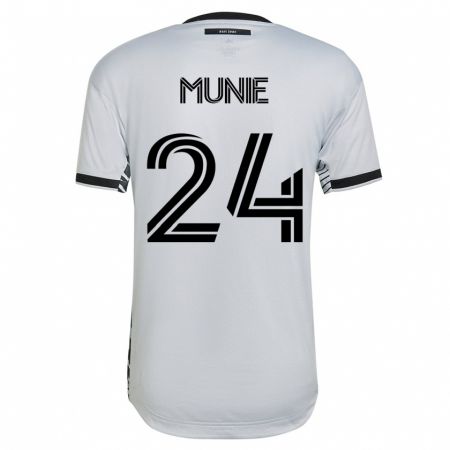 Kandiny Damen Daniel Munie #24 Weiß Auswärtstrikot Trikot 2023/24 T-Shirt