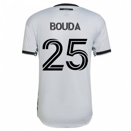 Kandiny Damen Ousseni Bouda #25 Weiß Auswärtstrikot Trikot 2023/24 T-Shirt