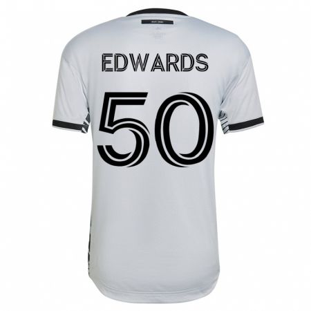 Kandiny Damen Aaron Edwards #50 Weiß Auswärtstrikot Trikot 2023/24 T-Shirt