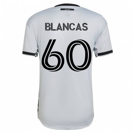 Kandiny Damen Eduardo Blancas #60 Weiß Auswärtstrikot Trikot 2023/24 T-Shirt