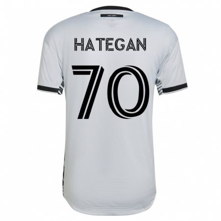 Kandiny Damen Roberto Hategan #70 Weiß Auswärtstrikot Trikot 2023/24 T-Shirt