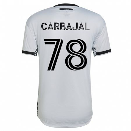 Kandiny Damen Sebastian Carbajal #78 Weiß Auswärtstrikot Trikot 2023/24 T-Shirt