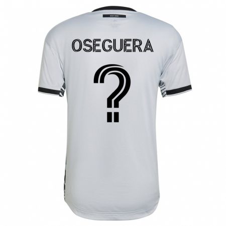 Kandiny Damen Kevin Oseguera #0 Weiß Auswärtstrikot Trikot 2023/24 T-Shirt