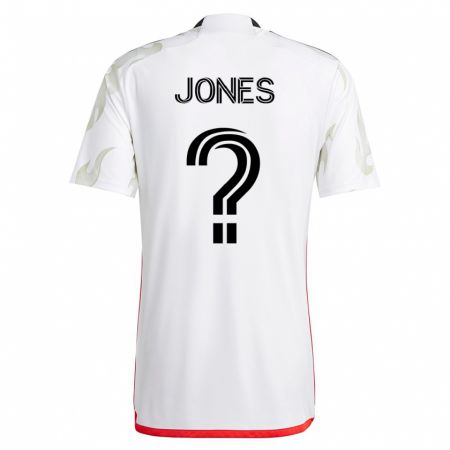 Kandiny Damen Jordan Jones #0 Weiß Auswärtstrikot Trikot 2023/24 T-Shirt