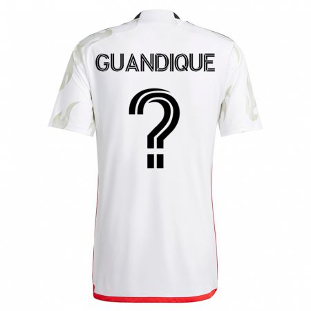 Kandiny Damen Josmar Guandique #0 Weiß Auswärtstrikot Trikot 2023/24 T-Shirt