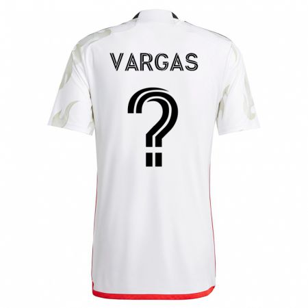 Kandiny Damen Nayrobi Vargas #0 Weiß Auswärtstrikot Trikot 2023/24 T-Shirt