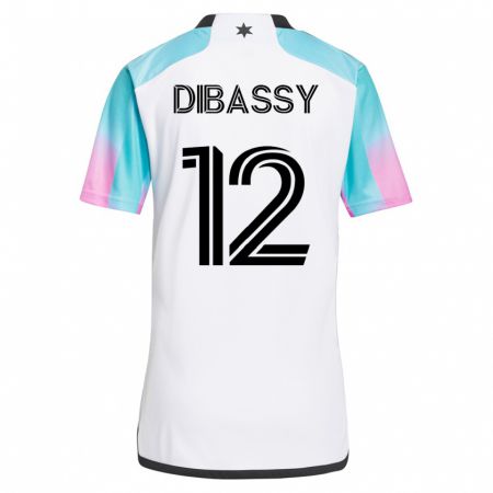 Kandiny Damen Bakaye Dibassy #12 Weiß Auswärtstrikot Trikot 2023/24 T-Shirt